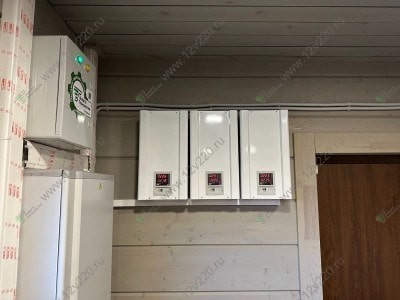 Теперь у заказчика всегда 220 вольт в сети